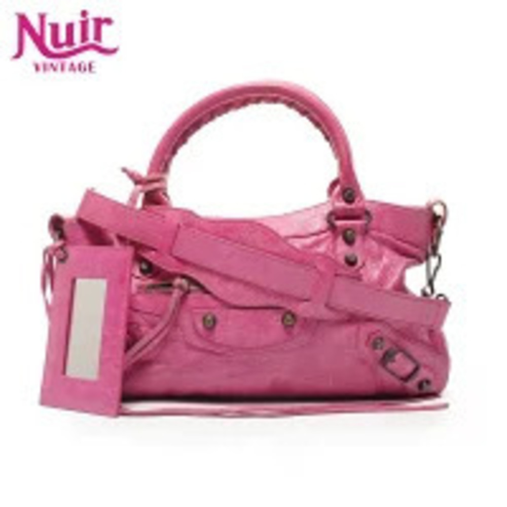Balenciaga The First City Handbag Pink